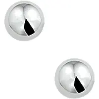 The Jewelry Collection Oorknoppen Bol - Zilver