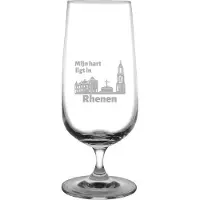 Fusion Gegraveerde bierglas op voet 41cl Rhenen