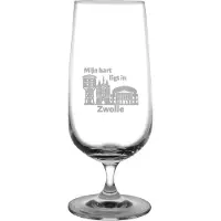 Fusion Gegraveerde bierglas op voet 41cl Zwolle