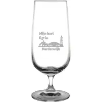 Fusion Gegraveerde bierglas op voet 41cl Harderwijk
