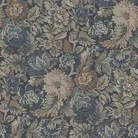 Boråstapeter Vliesbehang 3564 - Cottage garden - Bloemen Grijs - 53cm x 10.05m