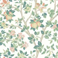 Boråstapeter Vliesbehang 7650 - Falsterbo III - Botanisch Wit - 53cm x 10.05m