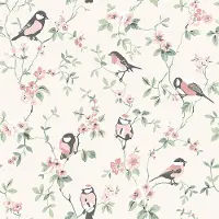 Boråstapeter Vliesbehang 7682 - Falsterbo III - Botanisch Wit - 53cm x 10.05m