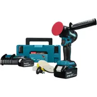 Makita DPV300RTJ Accu Schuur-/Polijstmachine 18V 5.0Ah in Mbox
