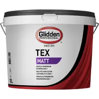 Glidden Tex Matt | Matte Muurverf en Plafondverf 10 LTR - Donkere kleur|1