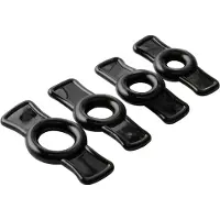 Doc Johnson Docjohnson-Titanmen Cockring Set Black-cockring