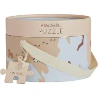 OYOY Puzzel - Wereld - 32 Bakstenen - - OneSize - Puzzels