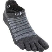 Injinji Run Lightweight No-Show Wool Slate M (40.5 - 44)