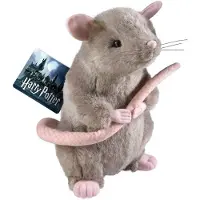 Noble Collection Harry Potter - Scabbers 23 cm Pluche knuffel - Grijs