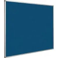 Smit Visual Prikbord bulletin 16mm blauw - 90x180 cm