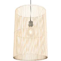 QAZQA Scandinavische hanglamp bamboe - Natasja