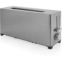 Princess 142401 RVS Broodrooster Long Slot – 7 instelbare standen – 1050 W