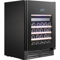 Temptech Elegance Wijnkoelkast EX60DX 2 Zones Zwart