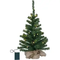 Star Trading Kleine LED boom Toppy in jute zak