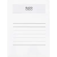 Elco Volumino - L-map met venster A4 50 stuks - 231 x 313 mm Wit- EO-29498-10