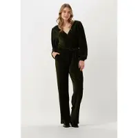 Another Label Dames Jumpsuits Pache Jumpsuit L/s - Donkergroen - Maat XS