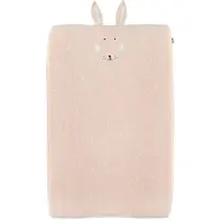Trixie Hoes voor Aankleedkussen - Mrs. Rabbit - Zacht aankleedkussen 70x45cm- 100% biologisch katoen - Roze