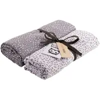 Briljant Baby - Hydrofiele Doeken Minimal Dots - Grey