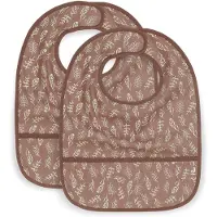 Jollein Slabber Waterproof Meadow Chestnut 2-pack