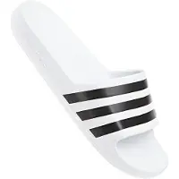 Adidas Muiltjes 'Adilette Aqua' zwart / wit