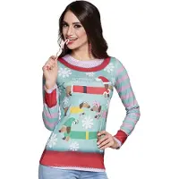 Boland kersttrui Wiener wonderland dames