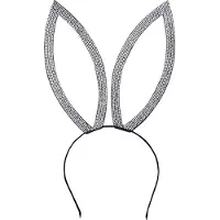 Boland Tiara Dazzling bunny | konijnen set (zilver)