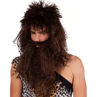Boland Tarzan pruik (bruin)