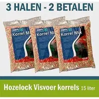 Hozelock Visvoer korrels 15 liter (3 halen - 2 betalen)