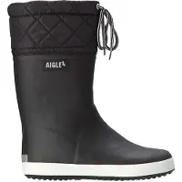 Aigle Uni kinderlaars "Giboulee 2", rubber, zwart-wit, maat 36 EU