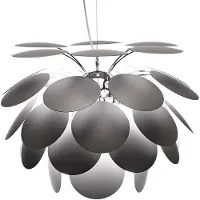 Marset Discocó Suspension Lamp Matte Grey | Ø : 88 cm x H : 68 cm