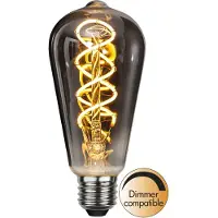 Star Trading LED rustieke lamp E27 ST64 2W filament 2.100K rook