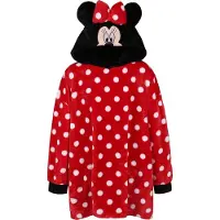 Disney Minnie Mouse - Meisjes Sweatshirt / badjas / hooded deken, Snuddie / 122-140