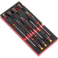 Facom MODULES PROTWIST SCHROEVENDRAAIERS IN EEN FOAM INLAY - MODM.AT5