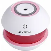 Diamond Luchtbevochtiger Magic Humidifier -Led sfeerverlichting- De stijlvolle luchtbevochtiger- Geur verspreider- met USB – miro kabel Kleur Pink wit