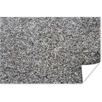 PosterMonkey Poster Graniet - Industrieel - Design - Grijs - 180x120 cm XXL - Kerstversiering - Kerstdecoratie voor binnen - Kerstmis