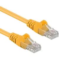 ACT IB2810 U/UTP CAT6A Patchkabel Snagless Geel - 10 meter