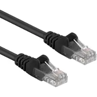 ACT CAT6A UTP kabel, 20 meter, Cat6a, RJ-45 connector, RJ-45 connector, zwart