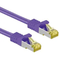 Goobay S/FTP CAT7 10 Gigabit netwerkkabel / paars - LSZH - 20 meter