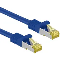 Goobay S/FTP CAT7 10 Gigabit netwerkkabel / blauw - LSZH - 15 meter