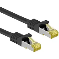 Goobay S/FTP CAT7 10 Gigabit netwerkkabel / zwart - LSZH - 20 meter
