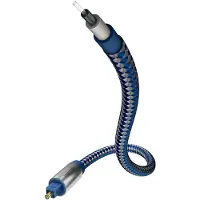 Inakustik 0041202 - Optische digitale kabel - Male/male - Blauw