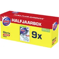 Glorix 9x Toiletblok Power 5 Met Bleek
