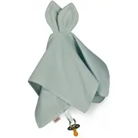SAGA Copenhagen - Knuffeldoekje - Fopspeendoekje - Konijn - Snoppa Dusty Green - 40x40cm - Organisch katoen