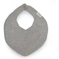 SAGA Copenhagen - Gebreide Slab Floja - Grey Melange - Organic Cotton