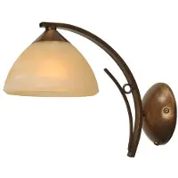 Masterlight Bolzano Wandlamp - ØGlas: 17cm - E27 - Koper
