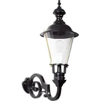 Ks Verlichting Amstel Wandlamp Buiten - E27 - IP44 - Zwart