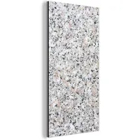 MuchoWow Wanddecoratie Metaal - Aluminium Schilderij Industrieel - Graniet - Structuren - Design - Steen - 20x40 cm - Dibond - Foto op aluminium - Industriële muurdecoratie - Voor de woonkamer/slaapkamer