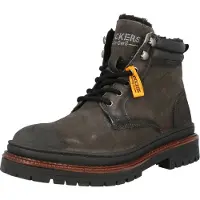 Dockers by Gerli Veterboots donkergrijs / zilver