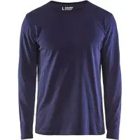 Blakläder 3500-1042 T-shirt lange mouw Marineblauw maat S heren