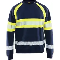 Blakläder 3359-1158 Sweater High Vis Marine/High Vis Geel maat XXXL heren